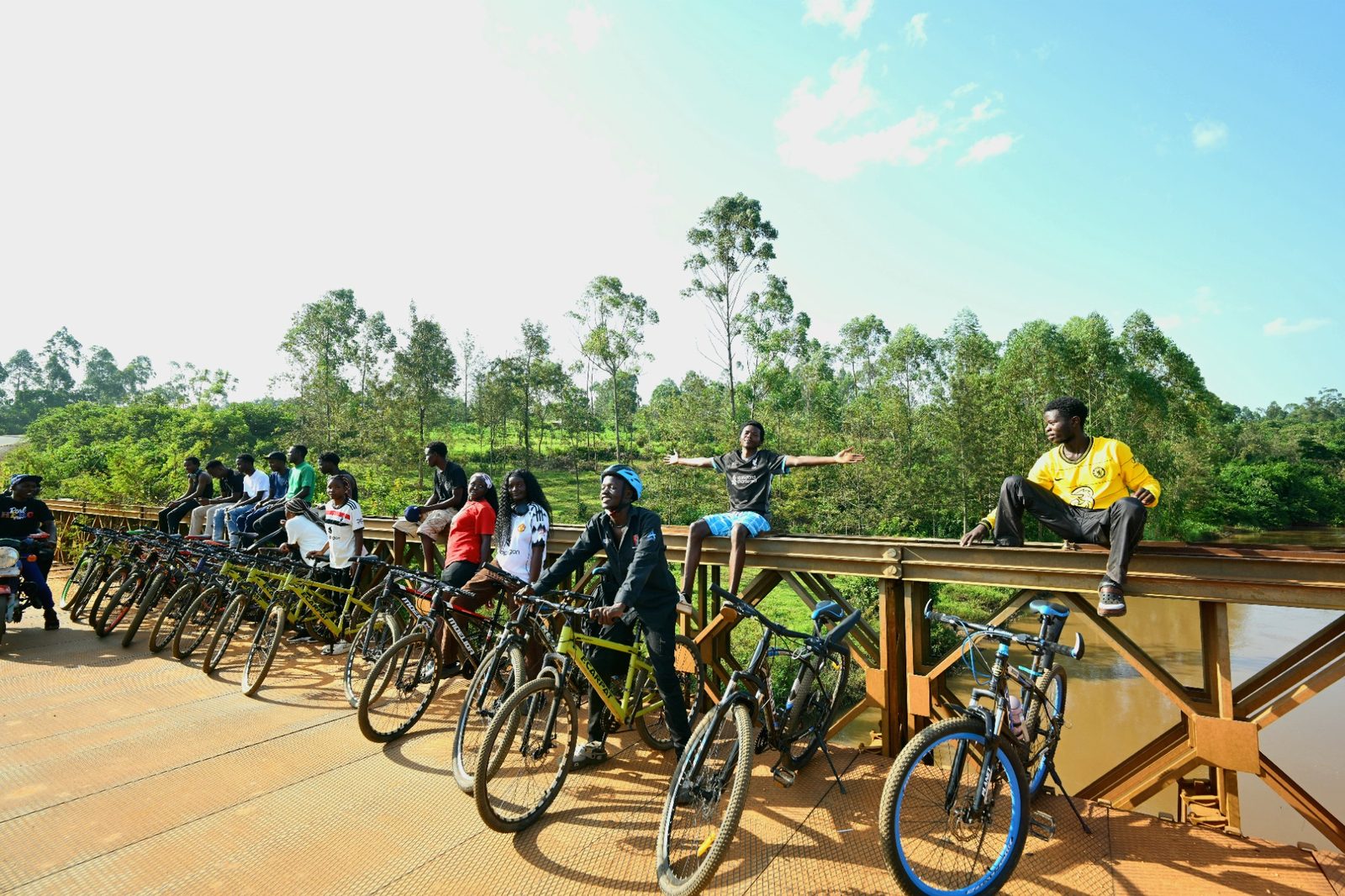 Pedal Paradise group ride with cyclists